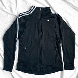 Adidas black track jacket